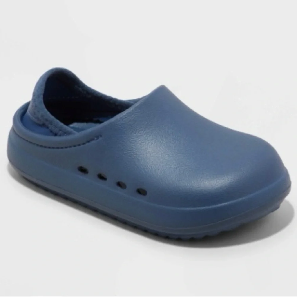 Toddler Rowan Slip-on Clog Shoes - Cat & Jack™ Navy Blue Size 11T new